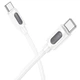 Кабель USB Type-C до USB Type-C Провід шнур юсб тайп сі на юсб тайп сі для швидкої зарядки та передачі даних / 1м white - зображення 3