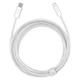 Кабель для зарядки Lightning Type-C для iphone / дріт, шнур тайп сі на лайтнінг зарядний кабель для айфона 2м Baseus - зображення 3