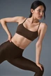 Спортивний комплект легінси та топ Alo Yoga Airlift Intrigue "Espresso" S (W9557R_W5766R) - изображение 1