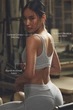 Жіночий спортивний комплект легінси + топ Alo Yoga Alosoft Heart Throb S "Grey/White" - изображение 3