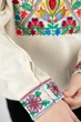 Вышиванка для мальчика Цветы Украины льняная праздничная детская подростковая V-1590 122см натуральная молочная (159019876122) - изображение 5