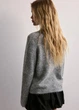 Пуловер женский Oversize пушистый меланж JDY Серый 20098 L (укр 48-50) - изображение 3