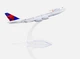 Модель літака Boeing 747 Delta Air Lines 1:400 металева лита колекційна модель пасажирського авіалайнера 16 см - зображення 5