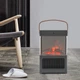 Тепловентилятор керамический Lesko YND-BL-02 Flame с ДУ имитация камина обогреватель сенсорный - изображение 5