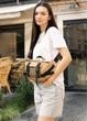 Большая женская поясная сумка бананка Sambag DynamicDart бежевая 38×21×7 см (80411026) - изображение 4