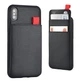 Чохол Jinduka Leather Pocket протиударний для iPhone 13 чорний - зображення 6