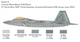Збірна модель 1:48 невидимий винищувач Lockheed Martin-Boeing F-22 A Raptor Italeri 2822 - зображення 4