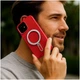 Чохол Jinduka Leather Ringo протиударний шкірозамінник для iPhone 13 червоний - зображення 7