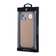Чохол Jinduka Leather Case MagSafe протиударний для iPhone 13 бежевий - зображення 2