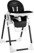 Krzesełko do karmienia Nukido Belo ze stolikiem czarne (5903890611521) - obraz 1