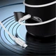 Кабель Aux USB C 1м для смартфонов и планшетов черный передача звука высокого качества - изображение 7