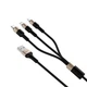 Кабель USB Hoco X26 3 в 1 Micro-USB для зарядки и передачи данных 1 м 2A нейлоновая оплетка - изображение 7