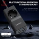 Фільтр живлення Earldom ES-SC21 з універсальною вилкою для заряджання USB-C та USB-A до 2400 Вт - зображення 6