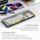 Клавиатура и мышь беспроводной комплект для дома и офиса водостойкий с USB PS2 подключением 1000 DPI - изображение 2