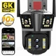 Поворотная Wi-Fi IP камера 8K с 10x зумом для дома и офиса видеонаблюдение с четырьмя линзами - изображение 1