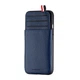 Чохол Jinduka Leather Pocket Кожзам протиударний для iPhone 13 Синій - зображення 4
