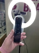 Кольцевая LED лампа RL-14 36 см с пультом для блогеров и фотографов освещение для съемки 3 держателя для смартфонов - изображение 4