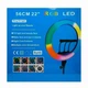 Кольцевая LED лампа 56 см RGB для фото и видео с 480 светодиодов и 64 режимами освещения - изображение 2