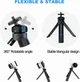 Багатофункціональний штатив Tripod TM-16B легкий для фото та відео зйомки з регулюванням висоти та стійкою конструкцією - зображення 4