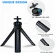 Багатофункціональний штатив Tripod TM-16B легкий для фото та відео зйомки з регулюванням висоти та стійкою конструкцією - зображення 6