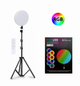 Лампа RGB LED CS-2600 круглая с дистанционным управлением для дома и мероприятий с изменением цвета и яркости - изображение 1
