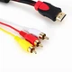 HDMI кабель 1.5м для підключення телевізора та проектора з RCA роз'ємами для передачі відео та звуку - зображення 7