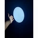 Круглая LED лампа для съемки и макияжа с адаптером питания регулируемая яркость 36 см белая - изображение 5