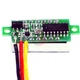 Цифровой вольтметр mini 0-100 В Желтый - изображение 3
