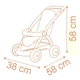 Коляска лялькова Smoby Baby Nurse Теракотова пудра - изображение 3