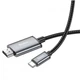 Перехідник Hoco UA27 Type-C - HDMI 4K 2m Black - зображення 3