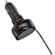 Автомобильное зарядное устройство Baseus Enjoyment Pro Charger USB+Retractable Type-C Cable 60W Black (C00057800111-00) - изображение 3