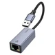 Переходник Hoco UA37 USB to RJ45 1000 Mbps Gray - изображение 4