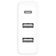Сетевое зарядное устройство Xiaomi ZMI Power Adapter USB-C 2USB 65W White (HA832) - изображение 2
