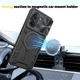 Чехол Magnetic Shield для Xiaomi Redmi 15C EU Version 173 mm бампер противоударный с подставкой кольцом Black - изображение 2