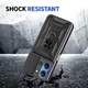 Чехол Hide Shield для Xiaomi Redmi 15C EU Version 173 mm бампер противоударный с подставкой кольцом Black - изображение 4