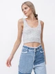 Топ Missguided WXK2235263 34-36 сірий - изображение 1