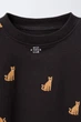 Лонгслів на хлопчика Zara 110 см чорний - изображение 3