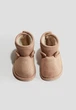 Угги ботильоны с меховой подкладкой бежевые H&M 24 (400012476) - изображение 1