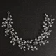 Обруч для волосся з кристалами "Crystal Bride Wreath", прикраса на голову, срібло - изображение 2
