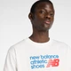 Мужская белая футболка New Balance Athletics Premium Relaxed Chest Logo 48 (M) (MT51900SST) - изображение 4