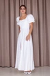 Белое вечернеее платье vintage XXXL белый 43338063 - изображение 4