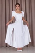 Белое вечернеее платье vintage XXXL белый 43338063 - изображение 6