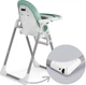 Krzesełko do karmienia ze stolikiem Nukido Belo z pałąkiem i zabawkami zielone (5903890618766) - obraz 6