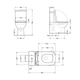 Унітаз-компакт Qtap Crow безобідковий з сідінням Soft-close QT05222170W - изображение 2