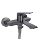 Змішувач для ванни Qtap Vlasta New (з душовим гарнітуром) QTVLA259GMB45643 Gunmetal Black PVD - изображение 3