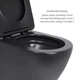 Комплект Qtap Robin Matt Black 2 в 1: унітаз підвісний Ultra Quiet QT13332381ASMB + біде підвісне - зображення 4