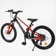 Детский спортивный велосипед 20 дюймов Corso Next магниевый, оборудование Shimano (Черно-красный) - изображение 3