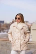 Демісезонна куртка Mila Nova К-366 44 молоко - изображение 4
