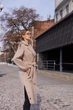 Демісезонне пальто Mila Nova ПВ-376 44 бежеве - изображение 5