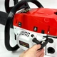 Бензопила цепная с шиной 18 дюймов Chain Saw 5200, мощная двухтактная бензиновая пила с автоматической смазкой цепи и антивибрационной системой для дров, садовых и строительных работ, CSMS-164 - изображение 12